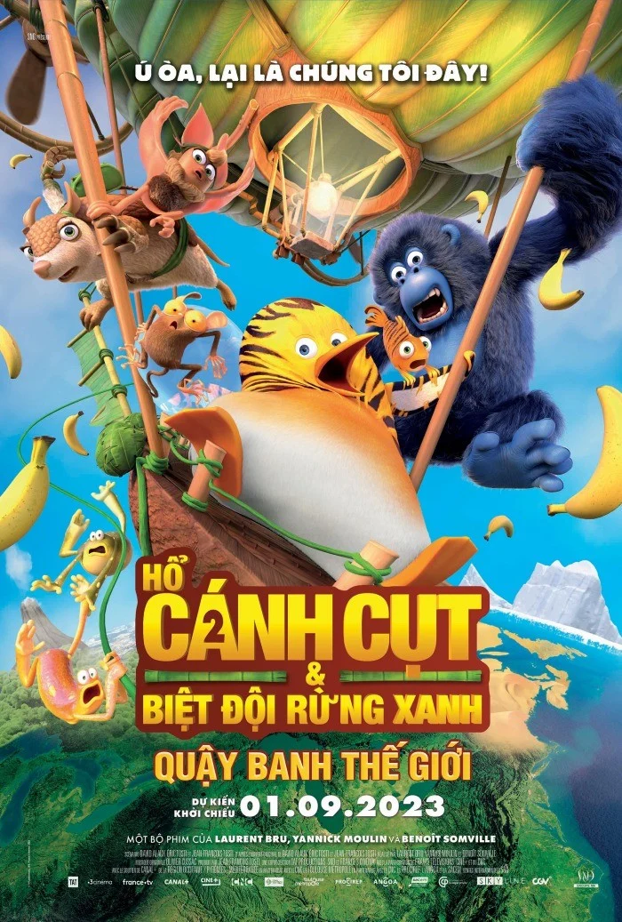 Hổ Cánh Cụt Và Biệt Đội Rừng Xanh 2: Quậy Banh Thế Giới The Jungle Bunch 2: World Tour